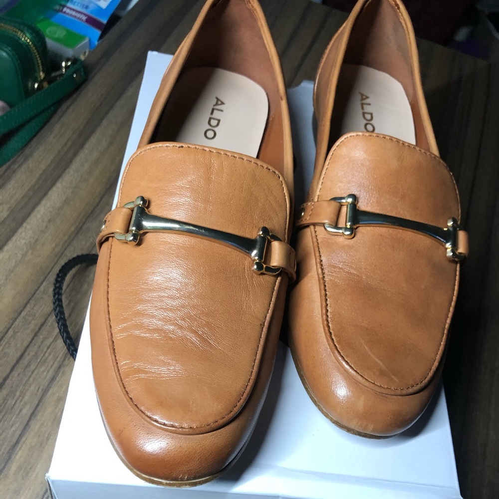 Aldo Astawia Women’s Tan Flat Loafers